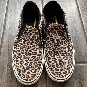 Vans Leopard Print Slip-On Sneaker